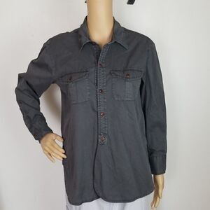 Nwt Madewell half button up shirt